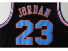 Chicago Bulls #23 Michael Jordan Black Tunesquad Basketball Jerseys