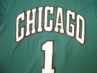 Chicago Bulls #1 Derrick Rose Green Rev 30 Short Sleeve Jerseys