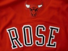 Chicago Bulls #1 Derrick Rose Red Rev 30  Basketball Jerseys