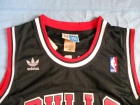 Chicago Bulls #91 Dennis Rodman Black Hardwood Classic Throwback Basketball Jerseys