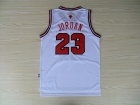 Chicago Bulls #23 Michael Jordan White Nike Basketball Jerseys