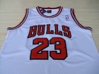 Chicago Bulls #23 Michael Jordan White Nike Basketball Jerseys