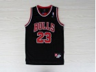 Chicago Bulls #23 Michael Jordan Black Basketball Jerseys