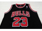 Chicago Bulls #23 Michael Jordan Black Basketball Jerseys