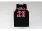 Chicago Bulls #23 Michael Jordan Black Basketball Jerseys