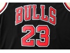 Chicago Bulls #23 Michael Jordan Black Basketball Jerseys