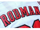 Chicago Bulls #91 Dennis Rodman White Hardwood Classic Throwback Basketball Jerseys