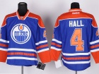 Edmonton Oilers #4 Hall Light Blue Jerseys