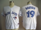 Toronto Blue Jays #19 Jose Bautista White Player Jerseys