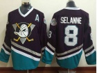 Anaheim Ducks #8 Teemu Selanne Purple CCM Hockey Jerseys