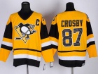 Pittsburgh Penguins #87 Sidney Crosby Yellow Throwback CCM Hockey Jersey