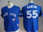 Toronto Blue Jays #55 Russell Martin Blue Player Jerseys