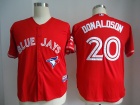 Toronto Blue Jays #20 Josh Donaldson Red Jerseys