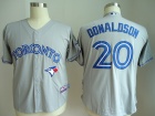 Toronto Blue Jays #20 Josh Donaldson Grey Jerseys