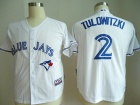 Toronto Blue Jays #2 Troy Tulowitzki White Jersey