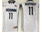 Uconn Huskies #11 Ryan Boatright White College Basketball Jersey