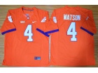 Clemson Tigers #4 Deshaun Watson Orange Jersey