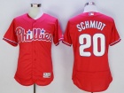 Philadelphia Phillies #20 Mike Schmidt Red 2016 Flexbase Jerseys