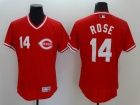 Cincinnati Reds #14 Pete Rose Red Pullover 2016 Flexbase Jerseys