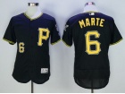 Pittsburgh Pirates #6 Starling Marte Black 2016 Flexbase Jerseys