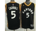 Toronto Raptors #5 DeMarre Carroll Black Jersey