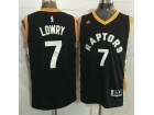 Toronto Raptors #7 Kyle Lowry Black Jersey