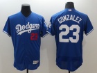 Los Angeles Dodgers #23 Adrian Gonzalez Blue 2016 Flexbase Jerseys