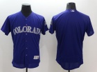 Colorado Rockies Blank Purple Flexbase Jerseys