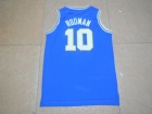 Oklahoma Savages #10 Dennis Rodman Blue NCAA Basketball Jerseys