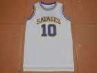 Oklahoma Savages #10 Dennis Rodman White NCAA Basketball Jerseys