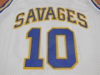 Oklahoma Savages #10 Dennis Rodman White NCAA Basketball Jerseys