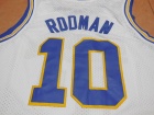 Oklahoma Savages #10 Dennis Rodman White NCAA Basketball Jerseys