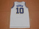 Oklahoma Savages #10 Dennis Rodman White NCAA Basketball Jerseys