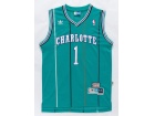 New Orleans Hornets #1 Muggsy Bogues Teal Hardwood Classic Throwback Jerseys