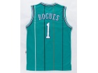 New Orleans Hornets #1 Muggsy Bogues Teal Hardwood Classic Throwback Jerseys