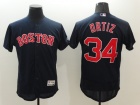 Boston Red Sox #34 David Ortiz Blue Flexbase Jerseys