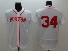 Boston Red Sox #34 David Ortiz White Flexbase Jerseys (Boston)