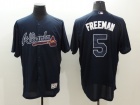 Atlanta Braves #5 Freddie Freeman Blue Flexbase Jerseys