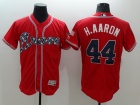 Atlanta Braves #44 Hank Aaron Red Flexbase Jerseys