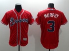 Atlanta Braves #3 Dale Murphy Red Flexbase Jerseys