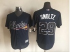 Atlanta Braves #29 John Smoltz Blue New Cool Base Jerseys