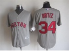 Boston Red Sox #34 David Ortiz Gray New Cool Base Jerseys