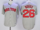 Boston Red Sox #26 Wade Boggs Gray Cool Base Jerseys