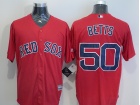 Boston Red Sox #50 Mookie Betts Red New Cool Base Jerseys