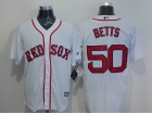 Boston Red Sox #50 Mookie Betts White New Cool Base Jerseys