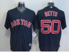 Boston Red Sox #50 Mookie Betts Blue New Cool Base Jerseys