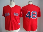 Boston Red Sox #48 Pablo Sandoval Red  Jerseys