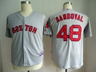 Boston Red Sox #48 Pablo Sandoval Gray  Jerseys