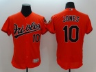 Baltimore Orioles #10 Adam Jones Orange 2016 Flexbase Jerseys