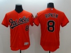 Baltimore Orioles #8 Cal Ripken Orange 2016 Flexbase Jerseys